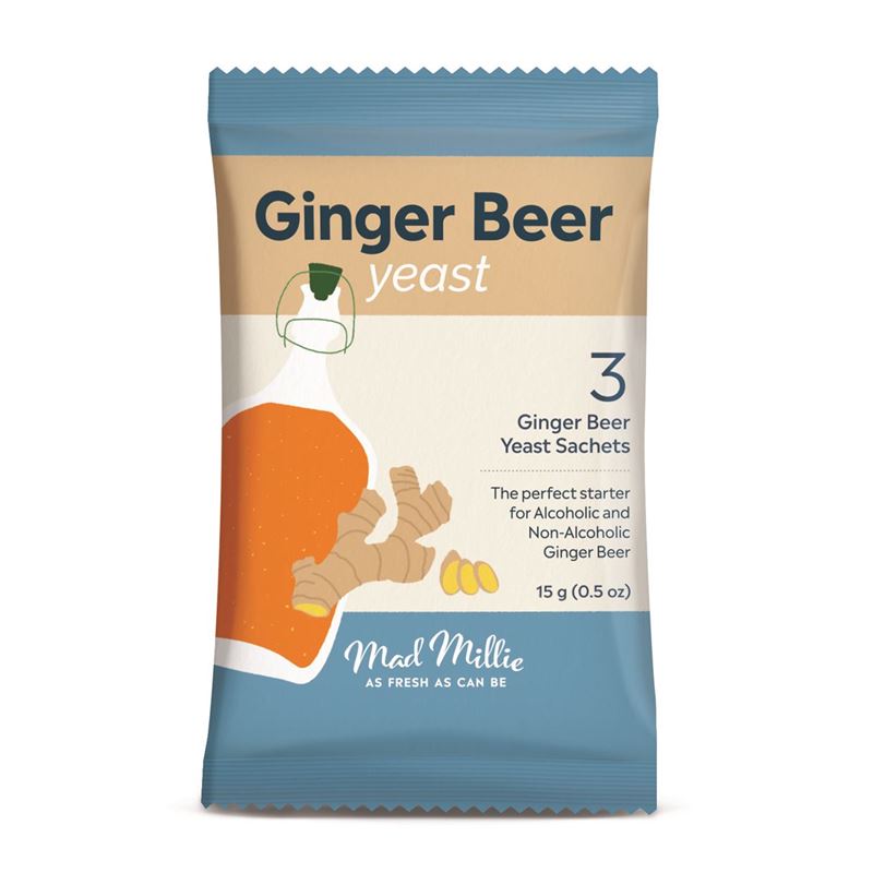 Mad Millie – Ginger Beer Yeasts Pack of 3