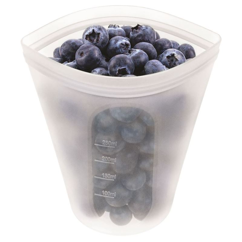 Avanti – Pinch & Lock Silicone Reusable Bags 250ml White