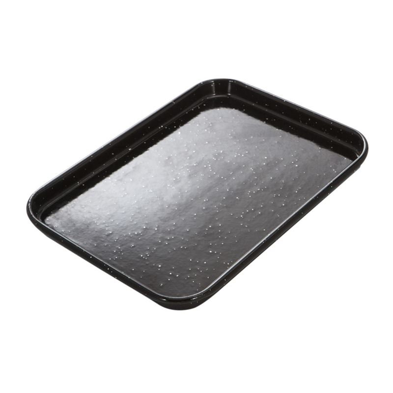 Masterpro – Professional Vitreous Enamel Baking Tray 23×16.5×1.5cm