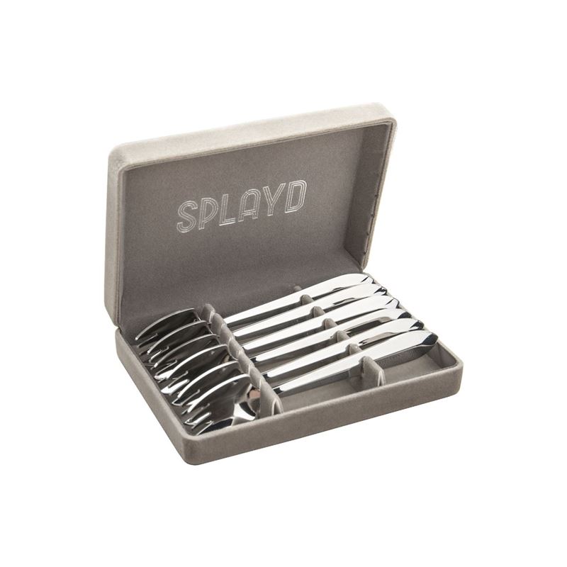 Splayd – Luxury Stainless Steel Mini Mirrored Set of 6