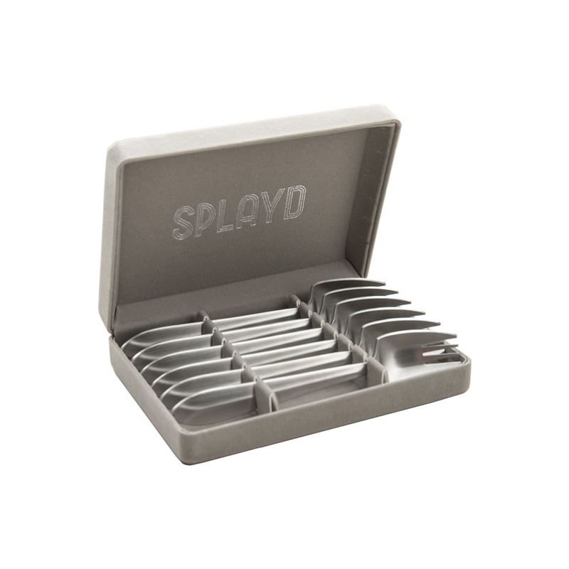 Splayd – Luxury Stainless Steel Mini Satin Finish Set of 6