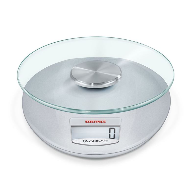 Soehnle – Roma Silver Digital 5kg Kitchen Scale White