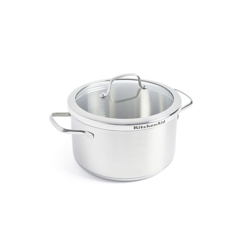 KitchenAid – Professional Stainless Steel Induction 20cm Casserole 3.3Ltr