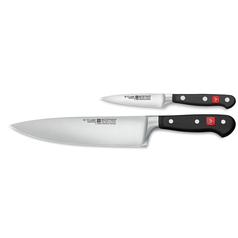 Wusthof – Classic 2pc Paring & Cook’s Knife Set (Made in Germany)
