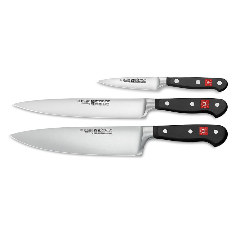 Wusthof – Classic 3pc Professional Knife Set (Made in Germany)