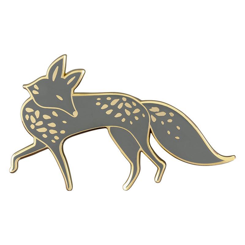 Folklore – Enamel Brooch Fox