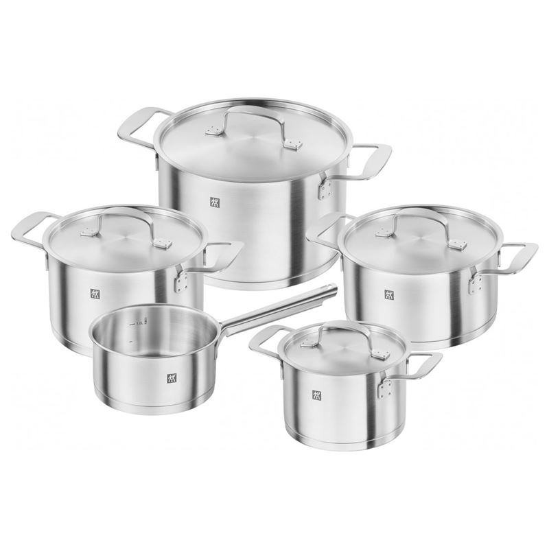 Zwilling – Base Premium 18/10 Stainless Steel Induction 5pc Cookware Set