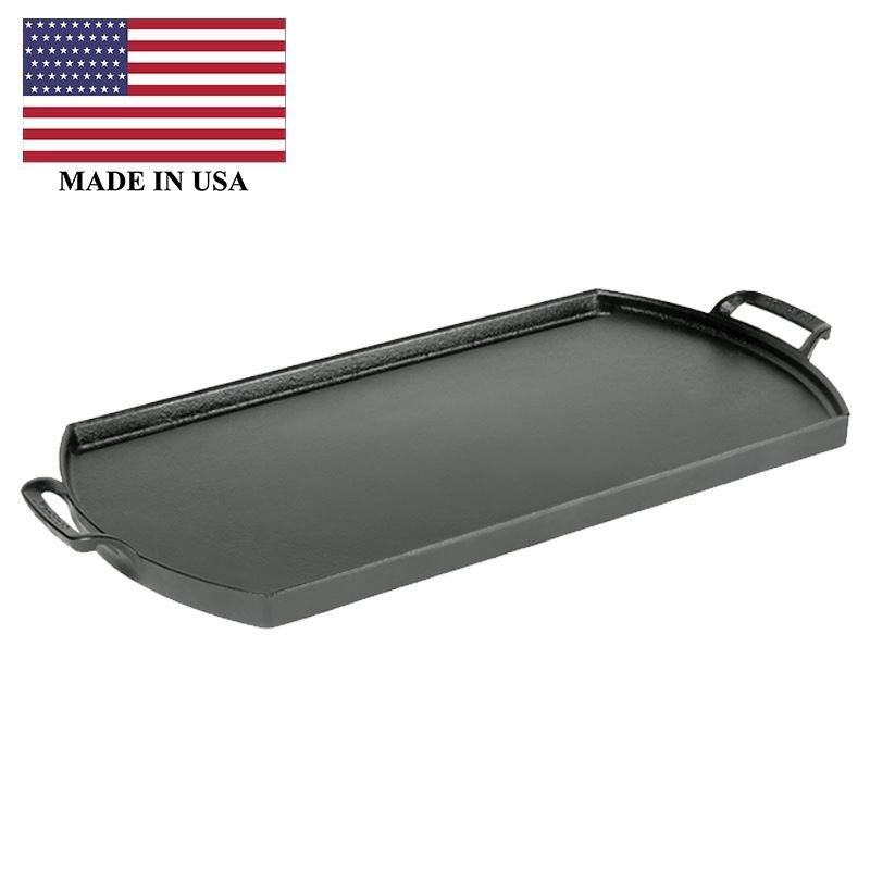 Lodge – Blacklock Cast Iron Double Burner Griddle 45x25cm (Made in the U.S.A)