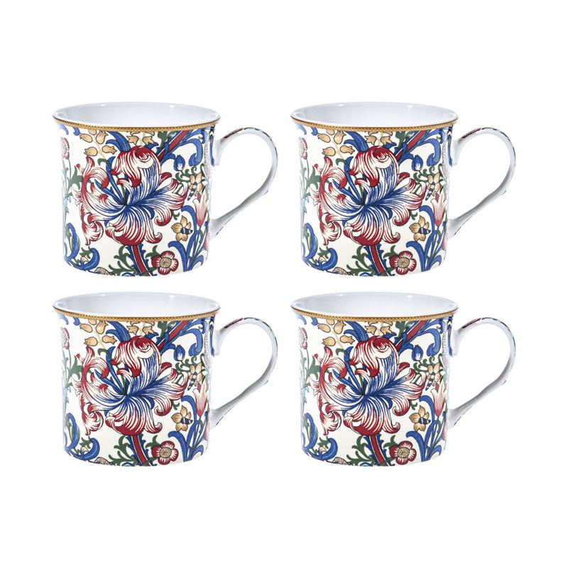 Nostalgic Ceramics – William Morris Morris Lily Fine China Mug 310ml set of 4