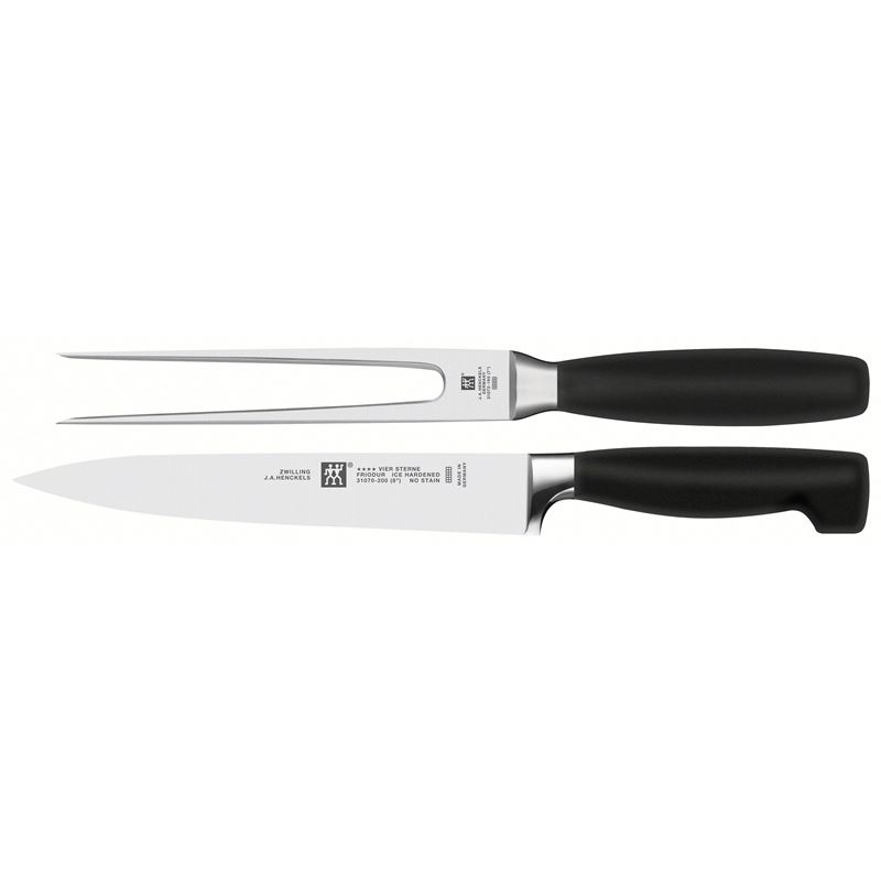 Zwilling J.A. Henckels Four Star – 2pc Carving Set (Made in Germany)