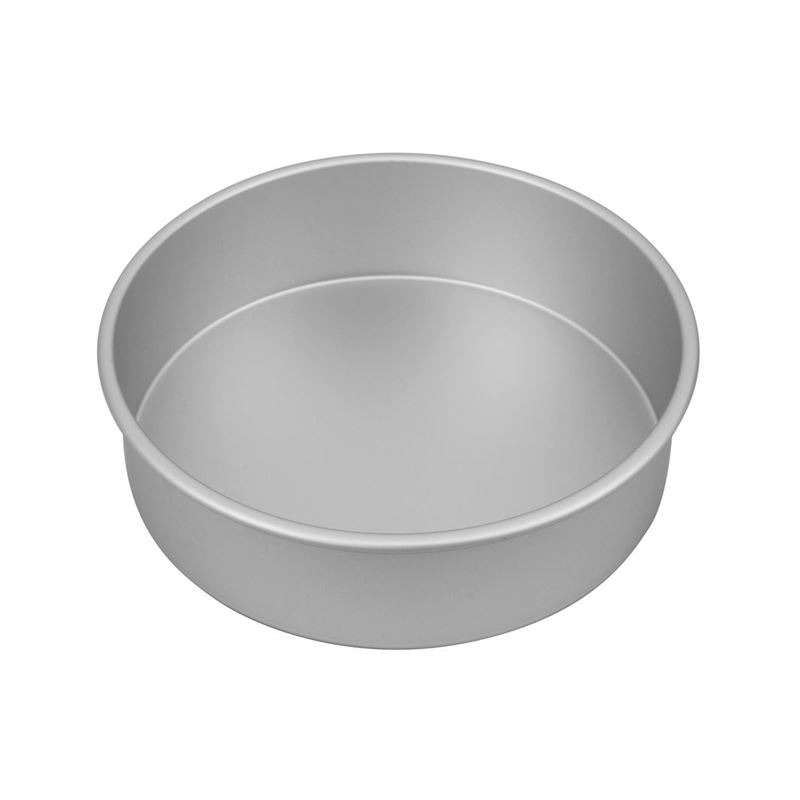 Bakemaster – Silver Anodised Round Cake Pan 25×7.5cm