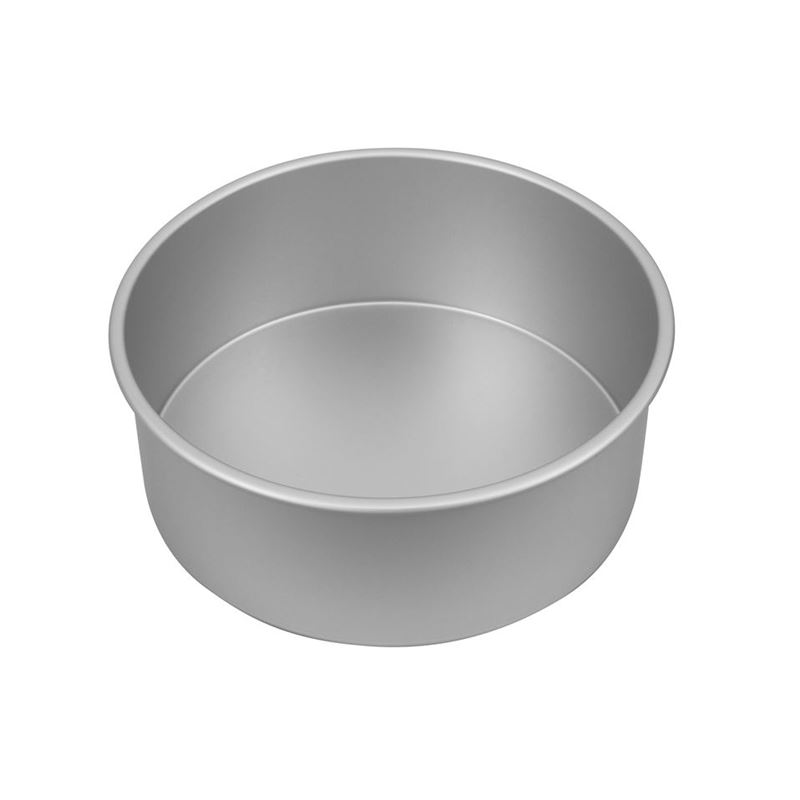 Bakemaster – Silver Anodised Deep Round Cake Pan 25x10cm