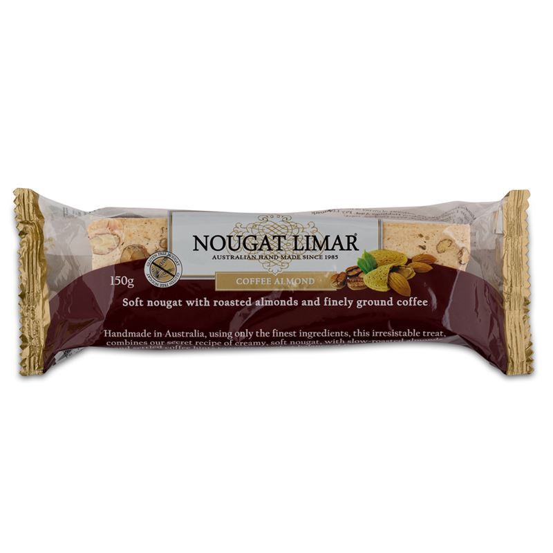 Nougat Limar – Coffee Almond Nougat Half Log 150g(Made in Australia)