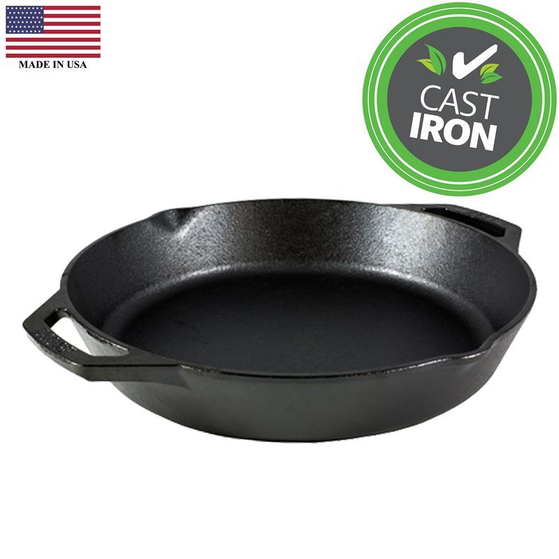 Lodge – Logic Cast Iron DUAL Handle Skillet 30cm (Made in the U.S.A)