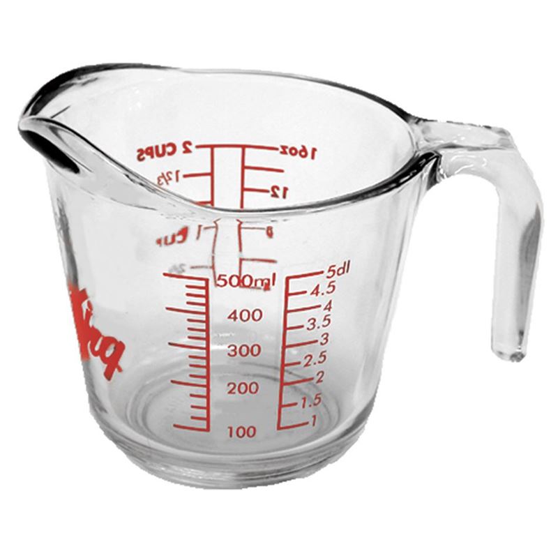 Anchor Hocking – Medium Measuring Jug 500ml 2 Cup (Made in the U.S.A)
