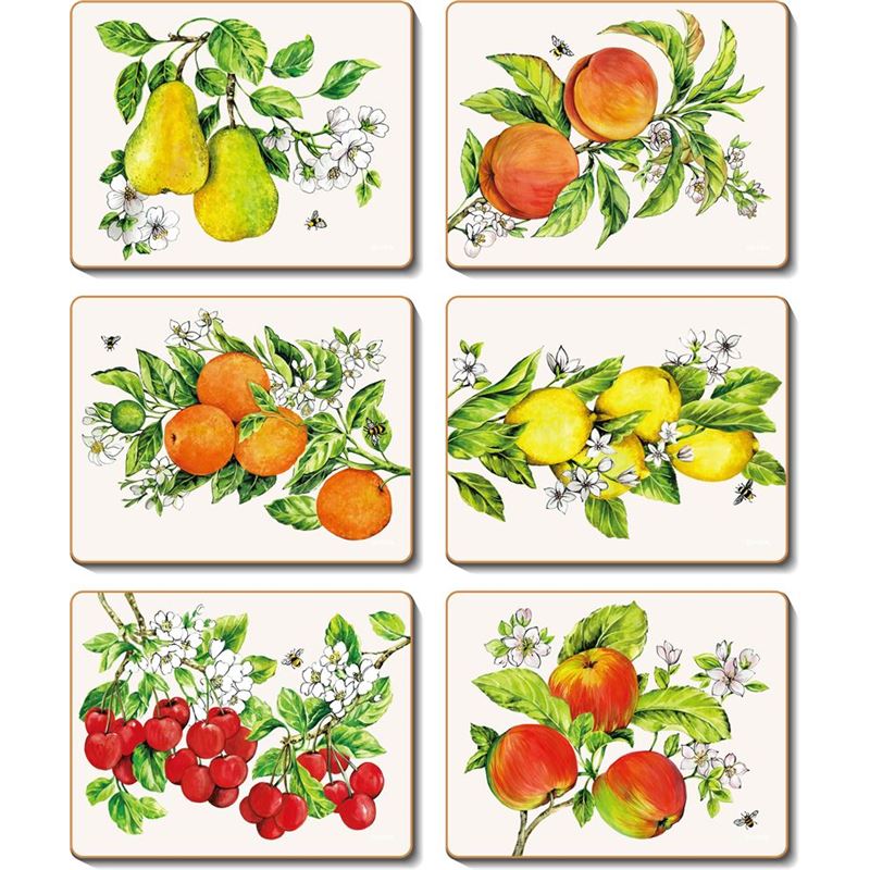 Cinnamon – Botanical Fruit Placemat 34×26.5cm Set of 6