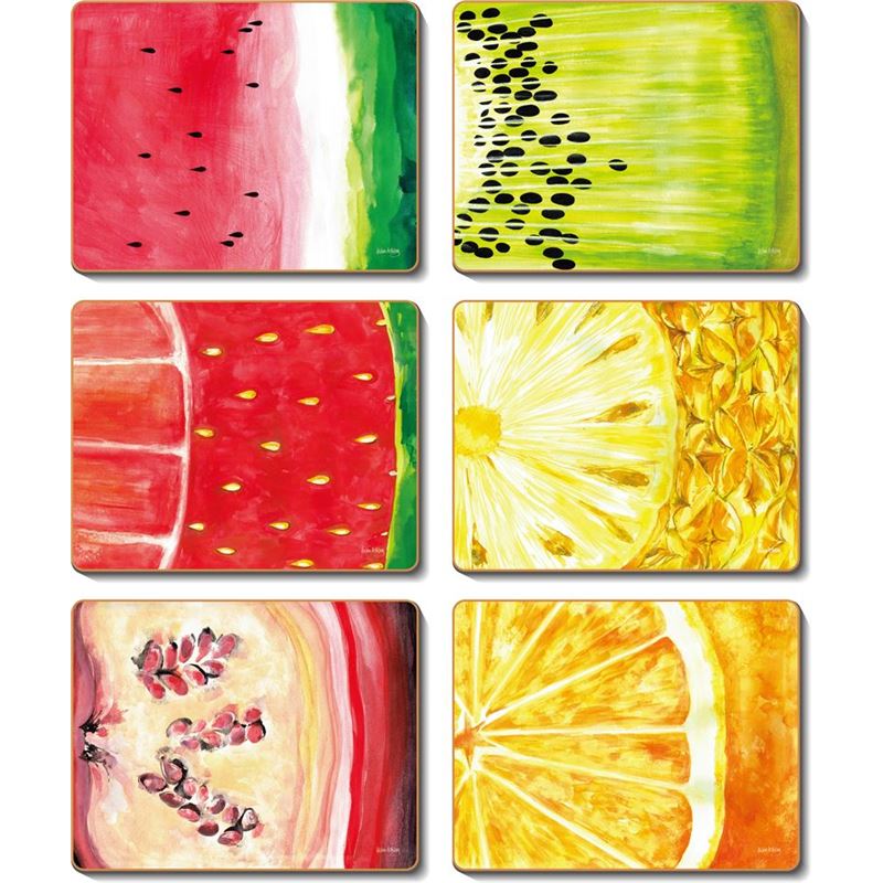 Cinnamon – Fruit Slice Coaster 11×9.5cm Set of 6