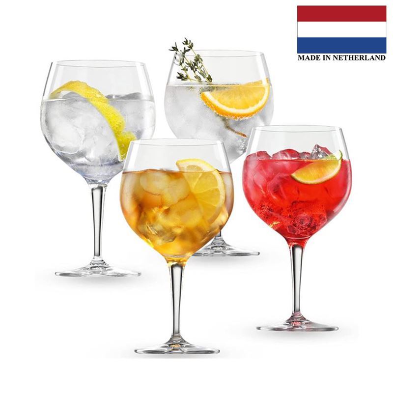 Royal Leerdam – Cocktail Gin Tonic 650ml Glasses Set of 4 (Made in The Netherlands)