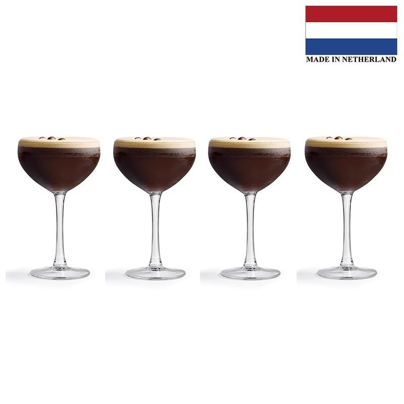Royal Leerdam – Cocktail Espresso Martini 240ml Glasses Set of 4 (Made in The Netherlands)
