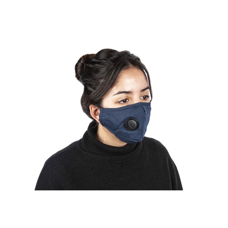 Fabric Fashion Face Mask Navy Blue – Non-Medical