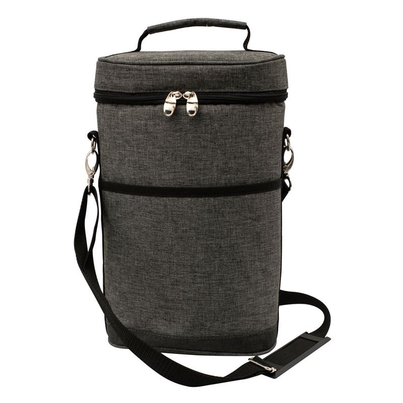 Karlstert – Deluxe 2 Bottle Insulated Carrier Charcoal