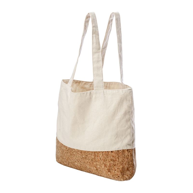 Karlstert – Canvas & Cork Pocket Grocery Bag Natural
