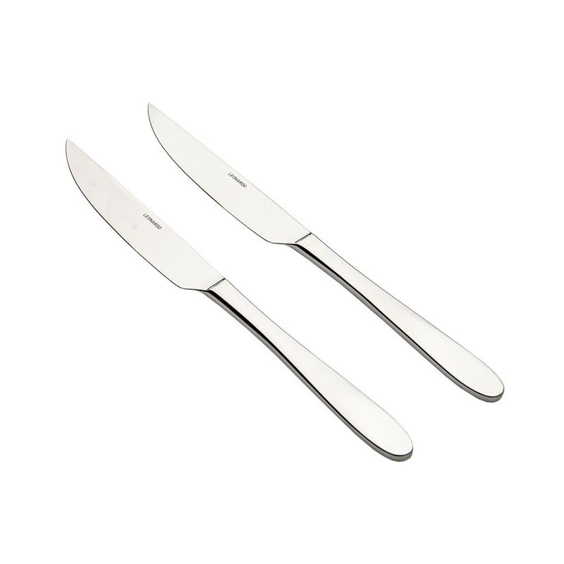 Leonardo – Tavola 18/10 Stainless Steel Steak Knife Set of 2