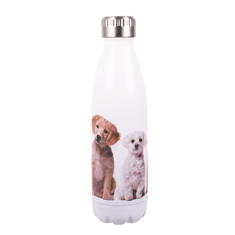 Avanti – Fluid Vacuum Stainless Steel Bottle 500ml Puppy Dogs