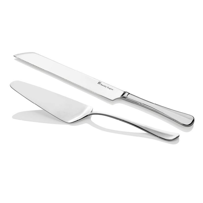 Stanley Rogers – Baguette 18/10 Stainless Steel Cake Knife and Server Set