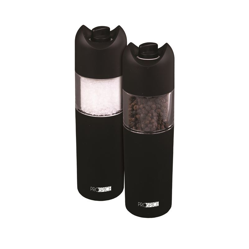 ProSpice – Horizon Black Salt and Pepper Battery Operated Mill Set 18cm