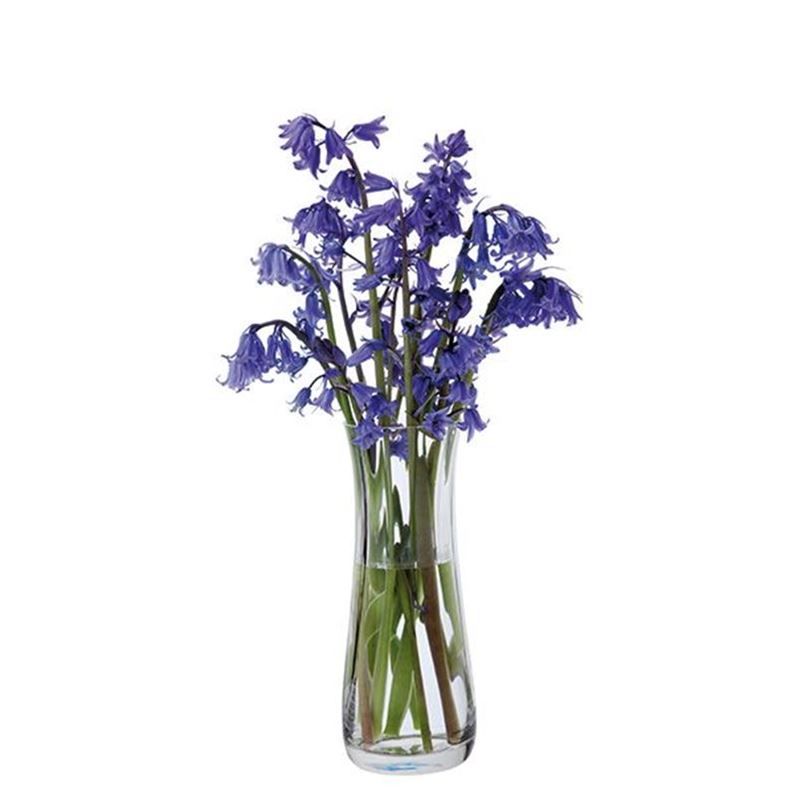 Dartington – Florabundance Crystal Bluebell Vase 18.5cm (Made in the U.K.)