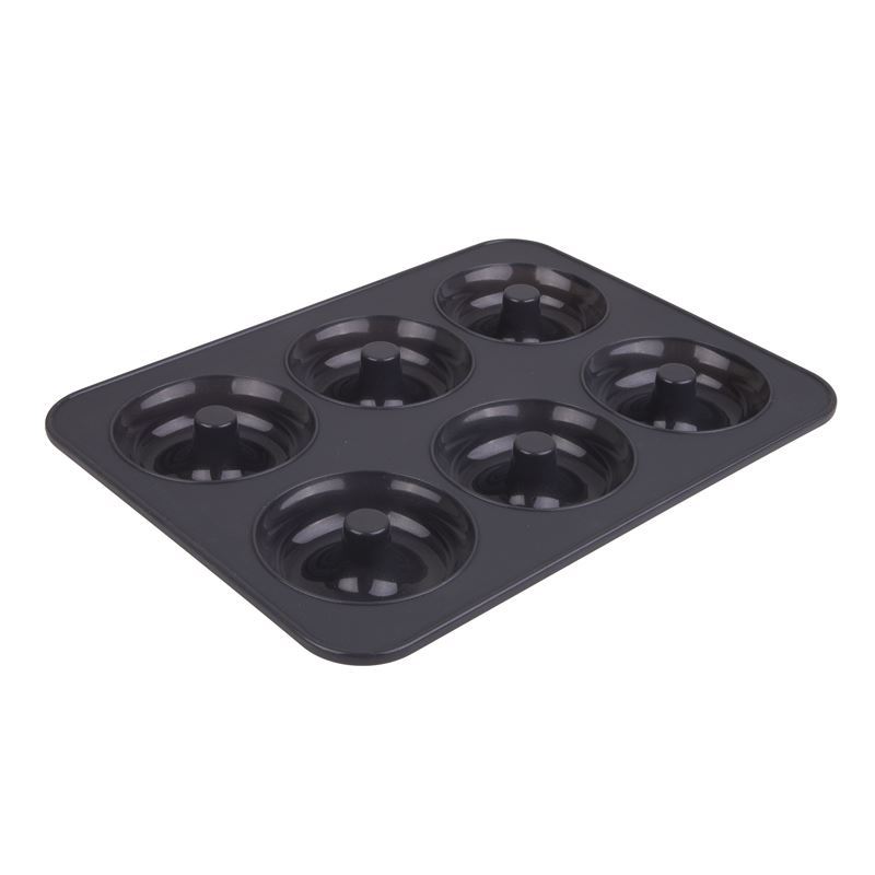Daily Bake – 6 Cup Silicone Doughnut Pan Charcoal
