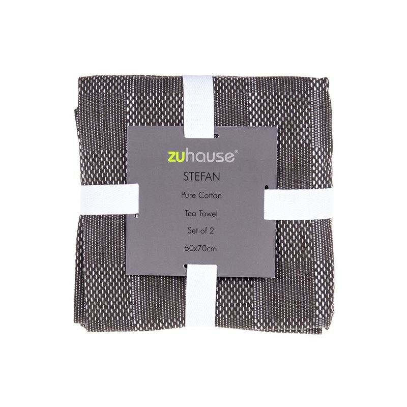 Zuhause – Stefan Pure Cotton Set of 2 Tea Towels 50x70cm