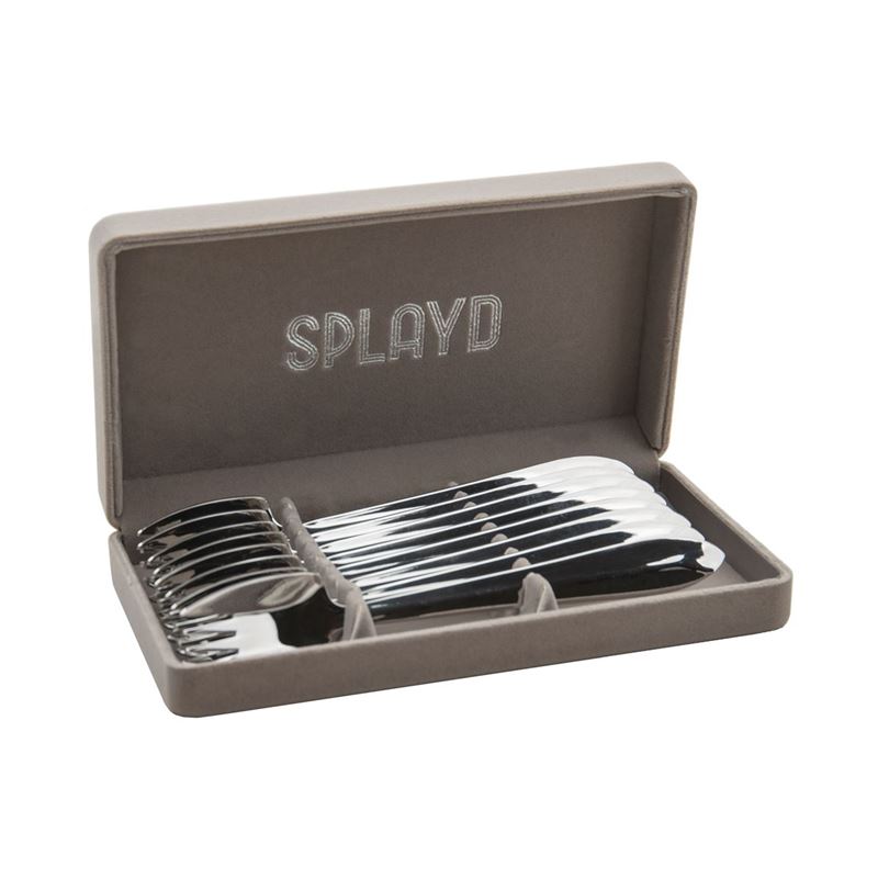 Splayd – Luxury Stainless Steel Mirrored Finish Set of 8