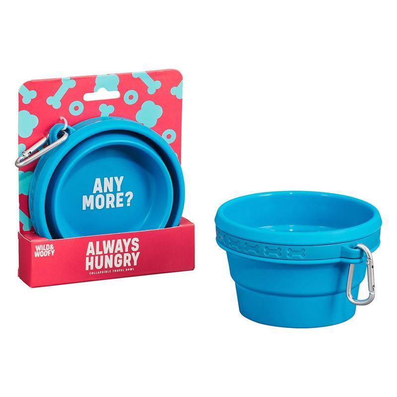 Wild & Woofy – Collapsible Bowl Blue