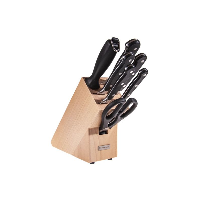 Wusthof Trident – Essential Classic 8pc Professional Knife Block Set (Made in Germany)