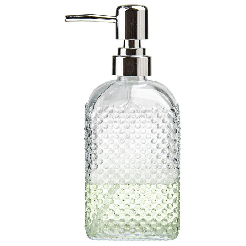 Circleware – Hobnail Square Clear Glass Soap Pump 380ml