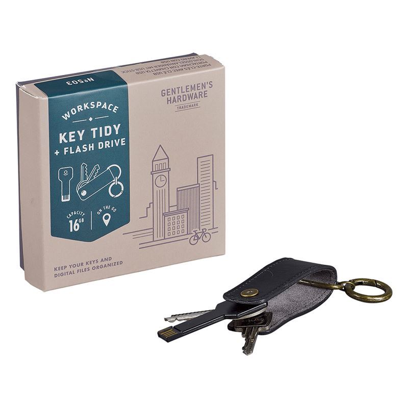 Gentleman’s Hardware – Key Tidy with USB 16GB Flash Drive