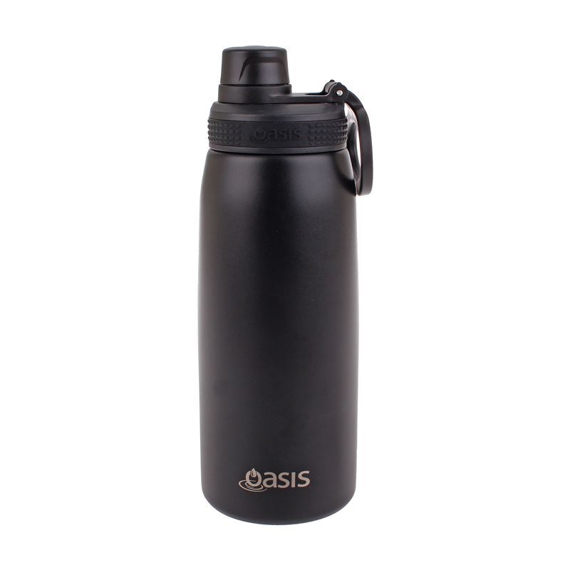 Oasis – Stainless Steel Double Wall Insulated Sports Bottle 780ml Black