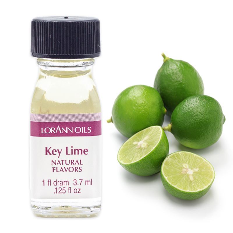 LorAnn Oils – Key Lime Super Strength Oil Flavour 1 Dram 3.7ml (Made in the U.S.A)