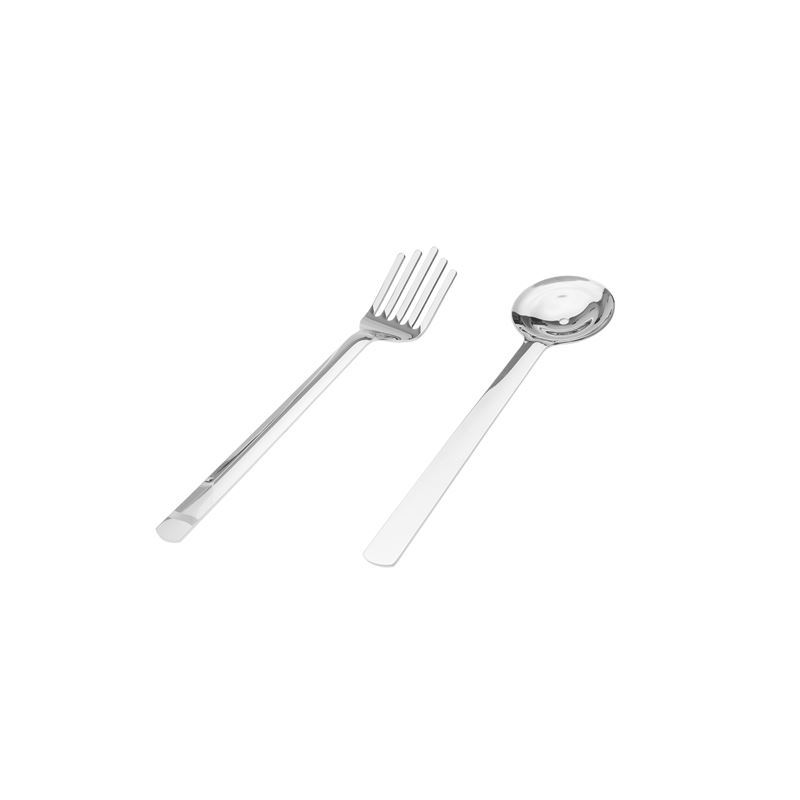 NovaCook – Stainless Steel Mini Spaghetti Spoon and Fork Set
