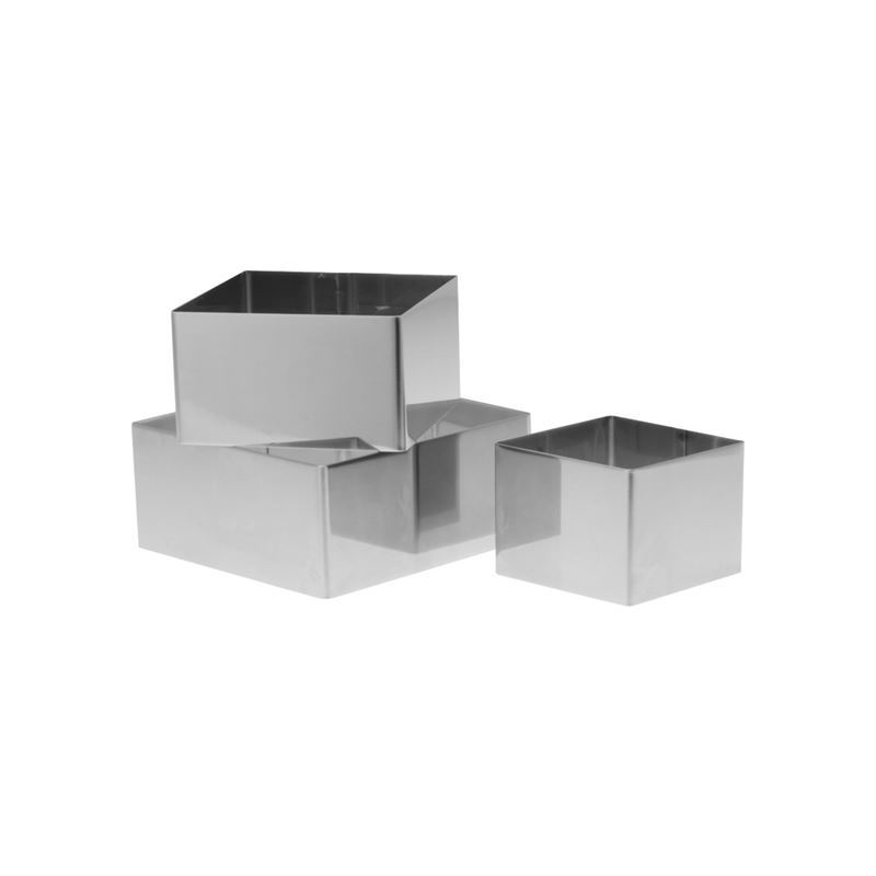 NovaCook – Stainless Steel Food Squares 3pc