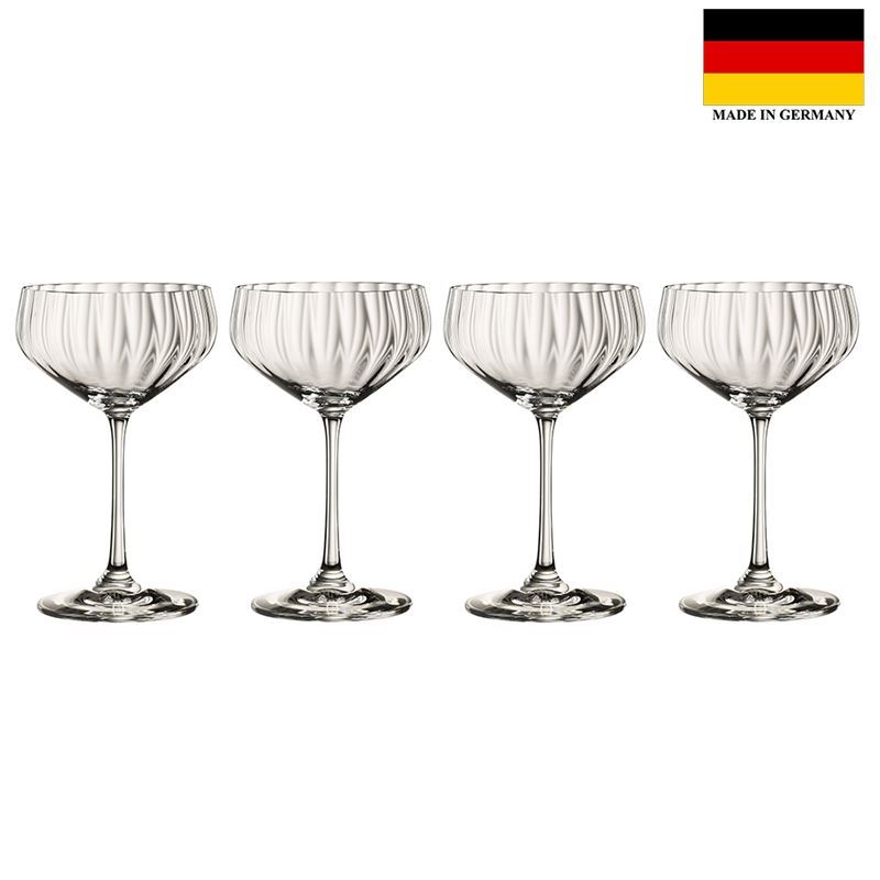Spiegelau – Lifestyle Coupette 310ml Set of 4 (Made in Germany)
