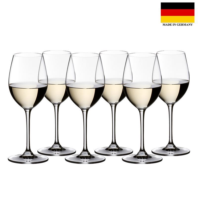 Riedel Vinum – Sauvignon Blanc/Dessert Wine 350ml VALUE 6-PACK 265 Year Anniversary (Made in Germany)