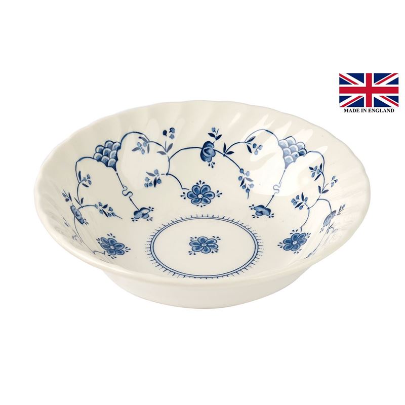 Queens by Churchill – Finlandia Blue Oatmeal Bowl 15.5cm (Made in England)