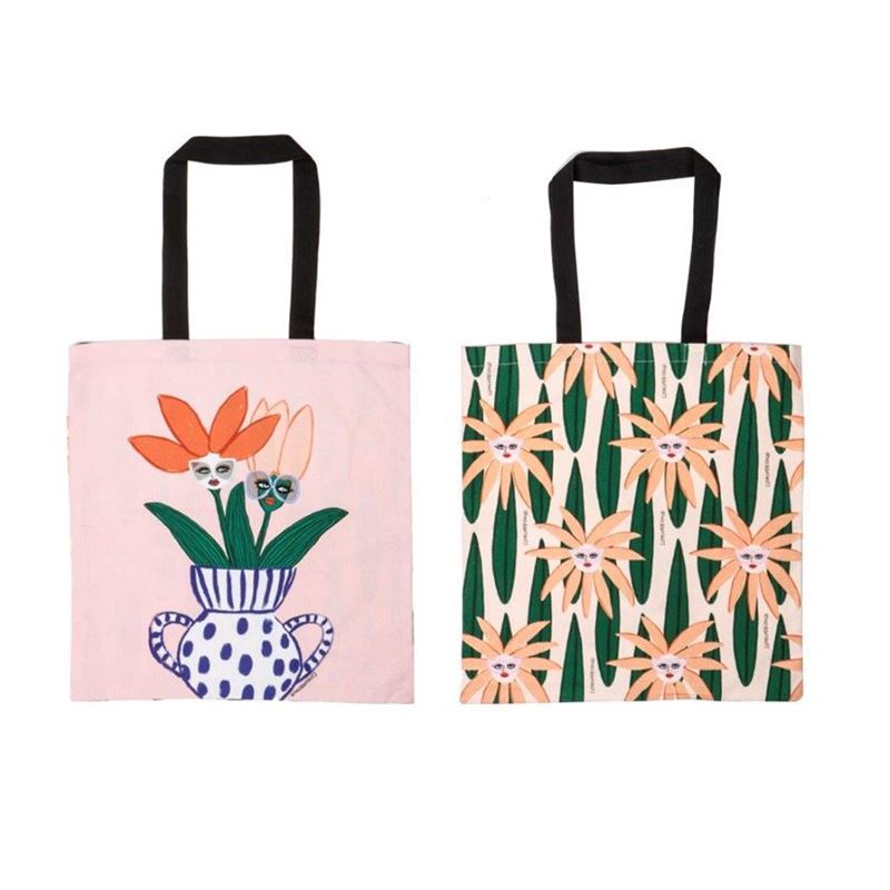 Bouffants & Broken Hearts – Jungle Rumble Face Plant Double Sided Tote Bag 45x42cm