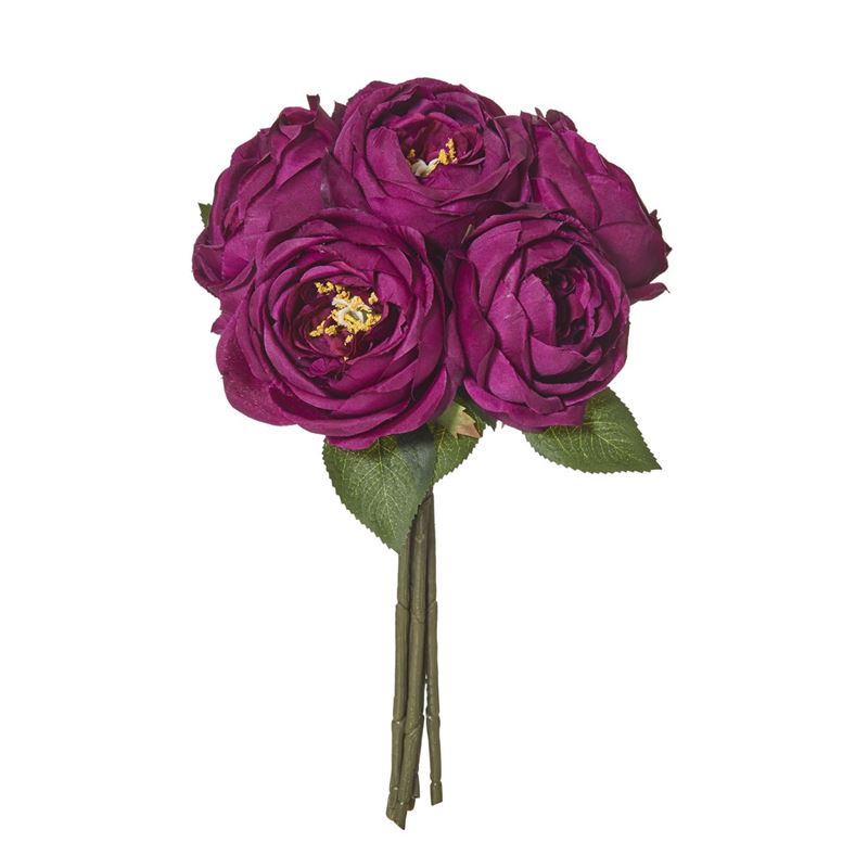 Rogue – Columbian Rose Bouquet Burgundy 22x19x37cm