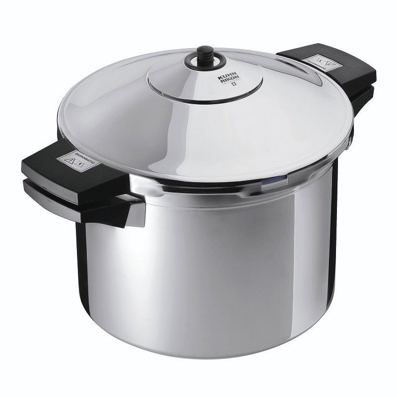Kuhn Rikon – Duromatic Stainless Steel 22cm Double Handle Pressure Cooker 6Ltr  (Made in Switzerland)