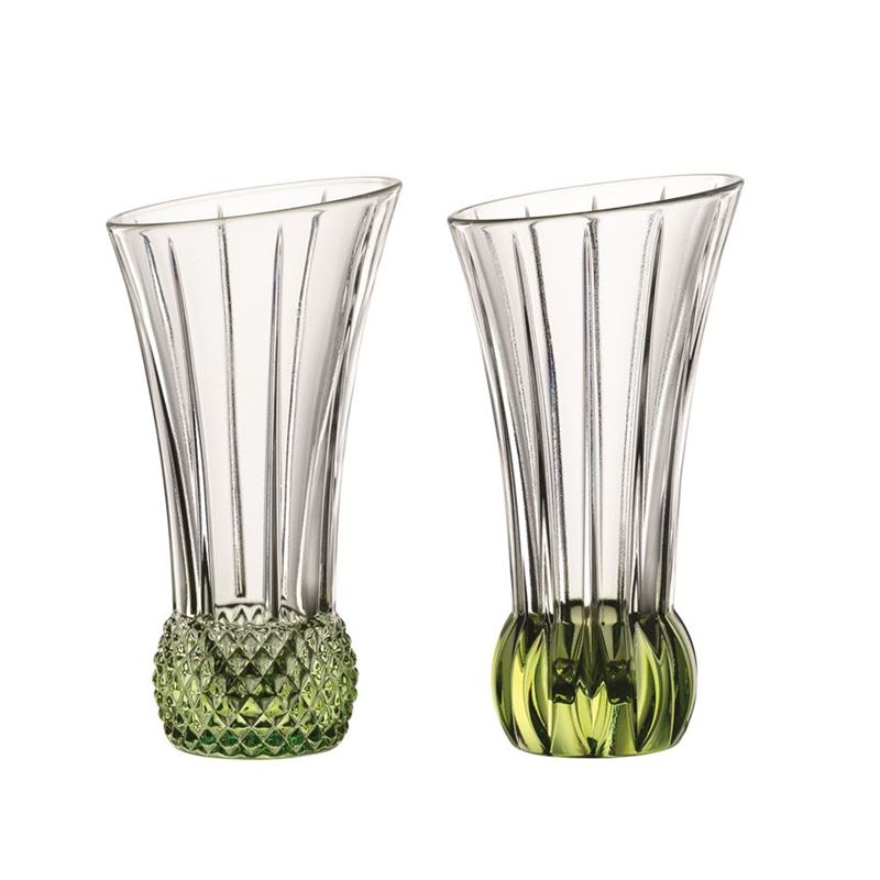 Nachtmann Crystal – Spring Vase Lime Set of 2 (Made in Germany)