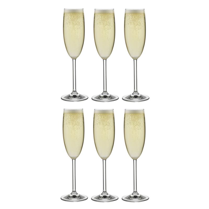 Ecology – Classic Champagne Flutes 175ml Set of 6 (Made in Europe)